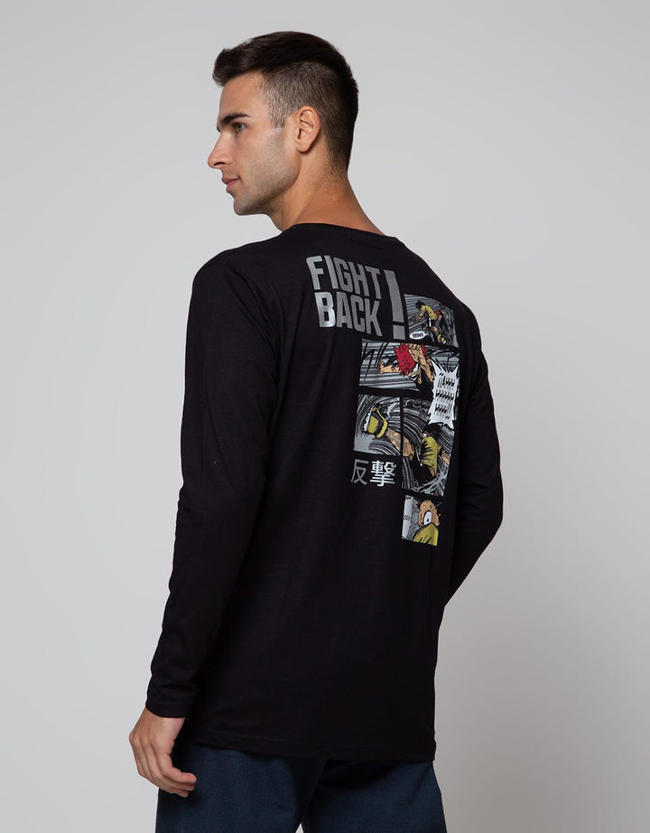Nevada Anime Back Men's Long T-Shirt