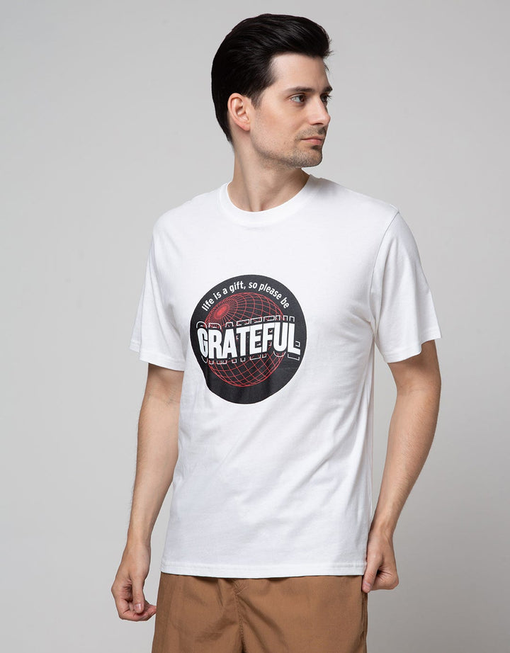 Nevada Print Grateful Men's Casual T-Shirt