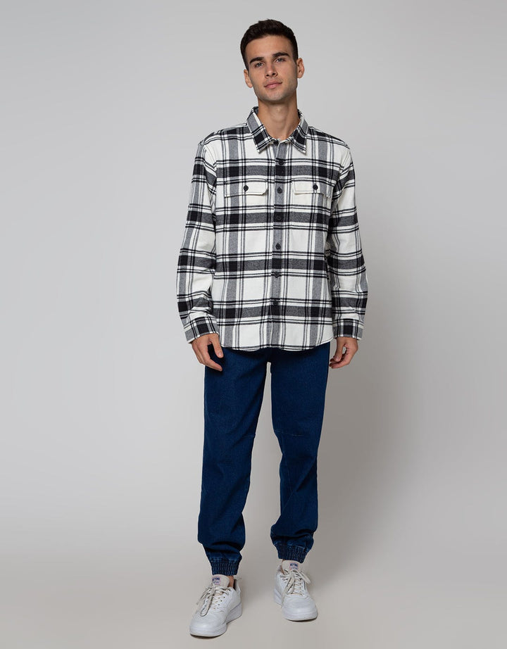 Nevada Shacket Shirt Jacket Checked