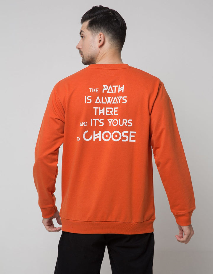 Nevada Backprint Wording Sweater Pria