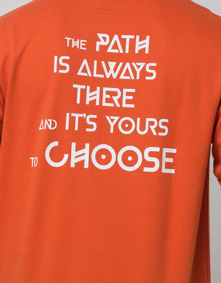 Nevada Backprint Wording Sweater Pria