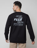 Nevada Backprint Casual Sweater Pria