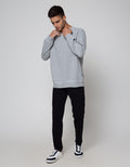 Nevada Contrast Stitch Sweater Pria