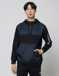 Nevada Sweatshirt Hoodie Zipper With Mix Fabric