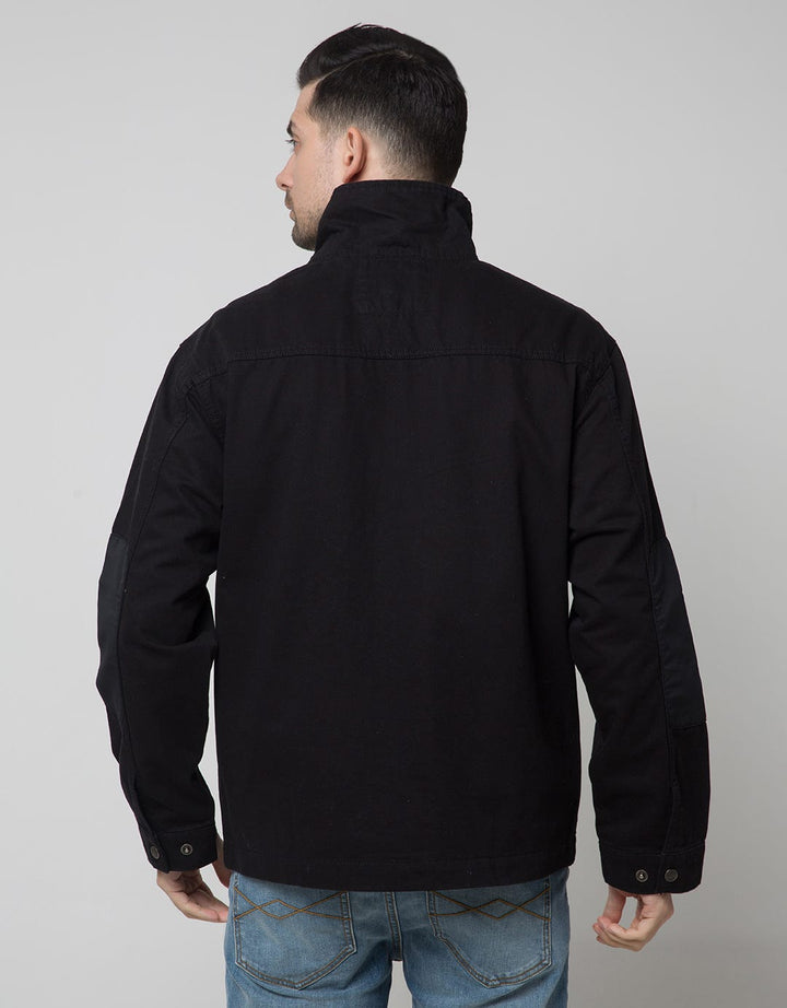 Nevada Jacket Twill Zipper Two Pocket Mix Fabric