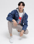 Nevada Denim Jacket Oversized Hood