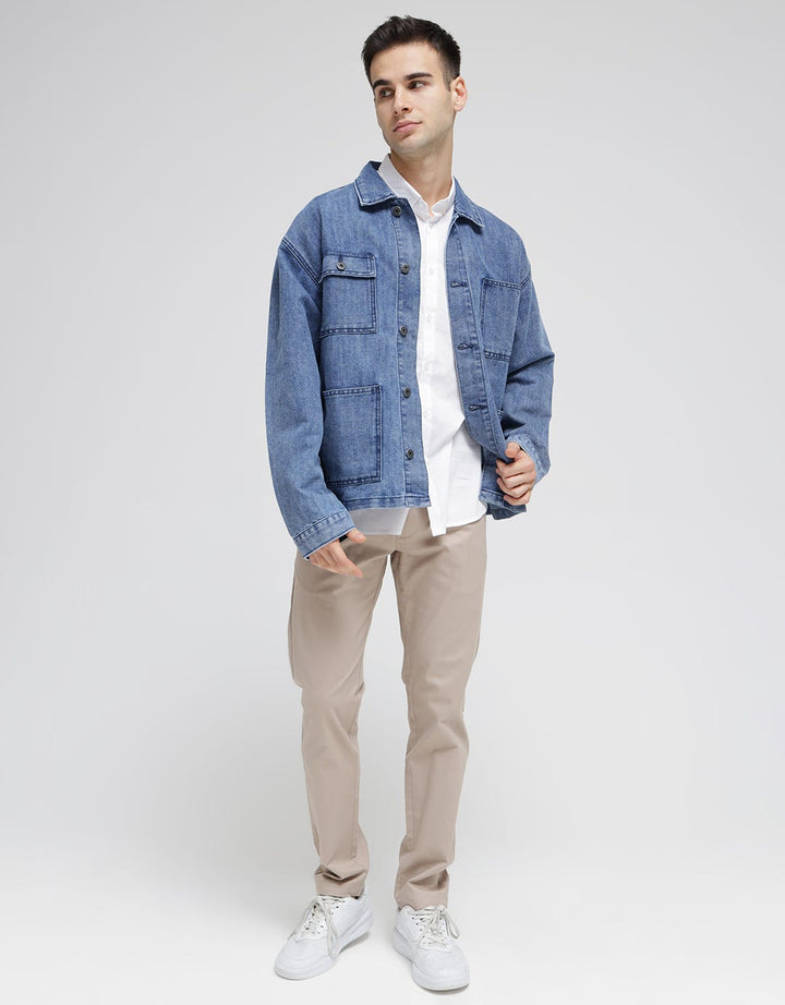 Nevada Denim Jacket Fashion Pocket