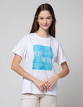 Details Short Sleeve T-Shirt Regular Tee With Flower Print