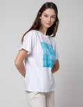 Details Short Sleeve T-Shirt Regular Tee With Flower Print