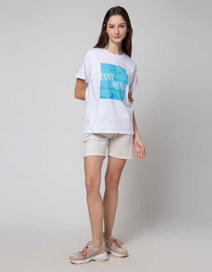 Details Short Sleeve T-Shirt Regular Tee With Flower Print