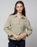 Details Women's Long Sleeve Shirt With Left Pocket