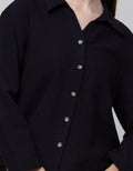Details Women's Long Sleeve Shirt With Left Pocket