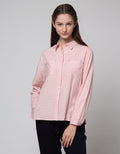 Details Small Checkers Kemeja Wanita