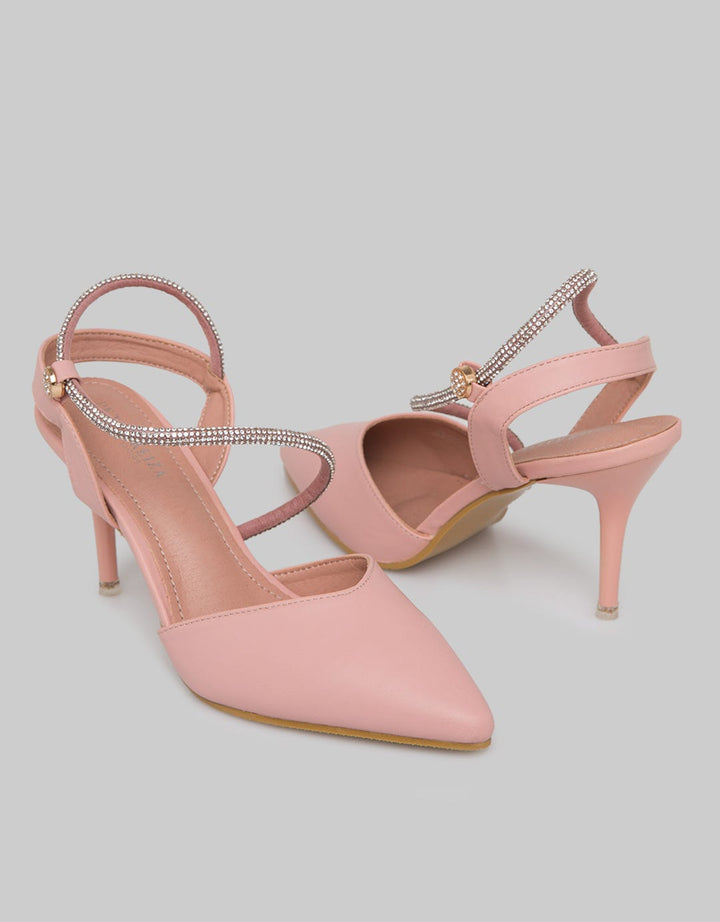 Peter Keiza Studded Strap Heels