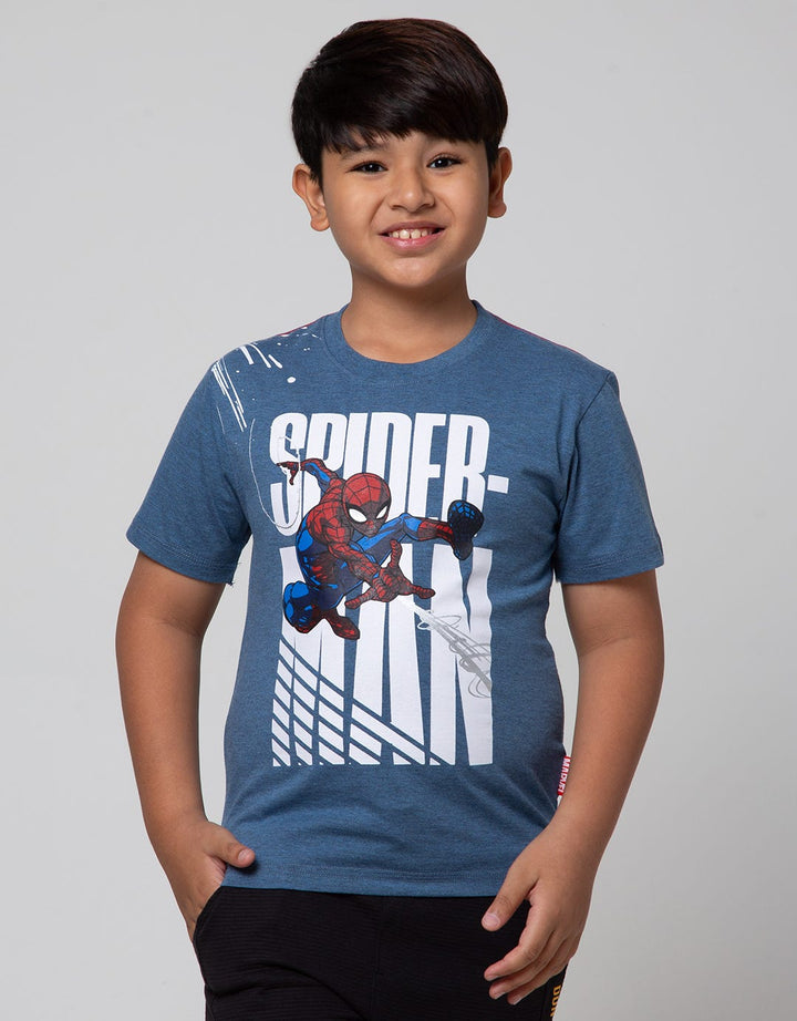 Marvel T-Shirt Spiderman Jump Splash Pundak