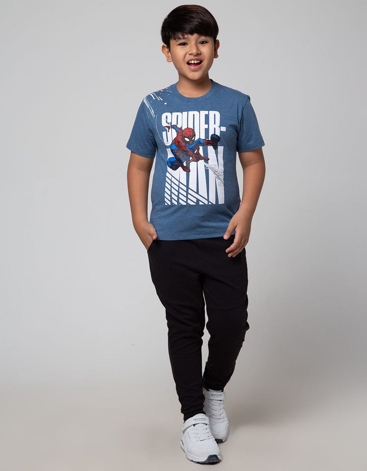 Marvel T-Shirt Spiderman Jump Splash Pundak
