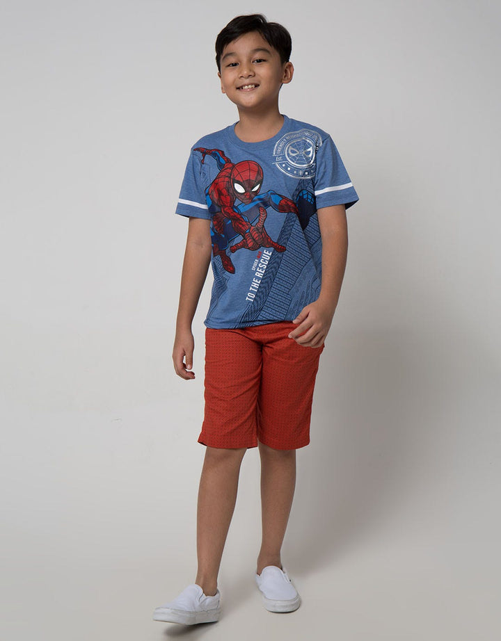 Marvel T-Shirt Spiderman To The Rescue Jump Building