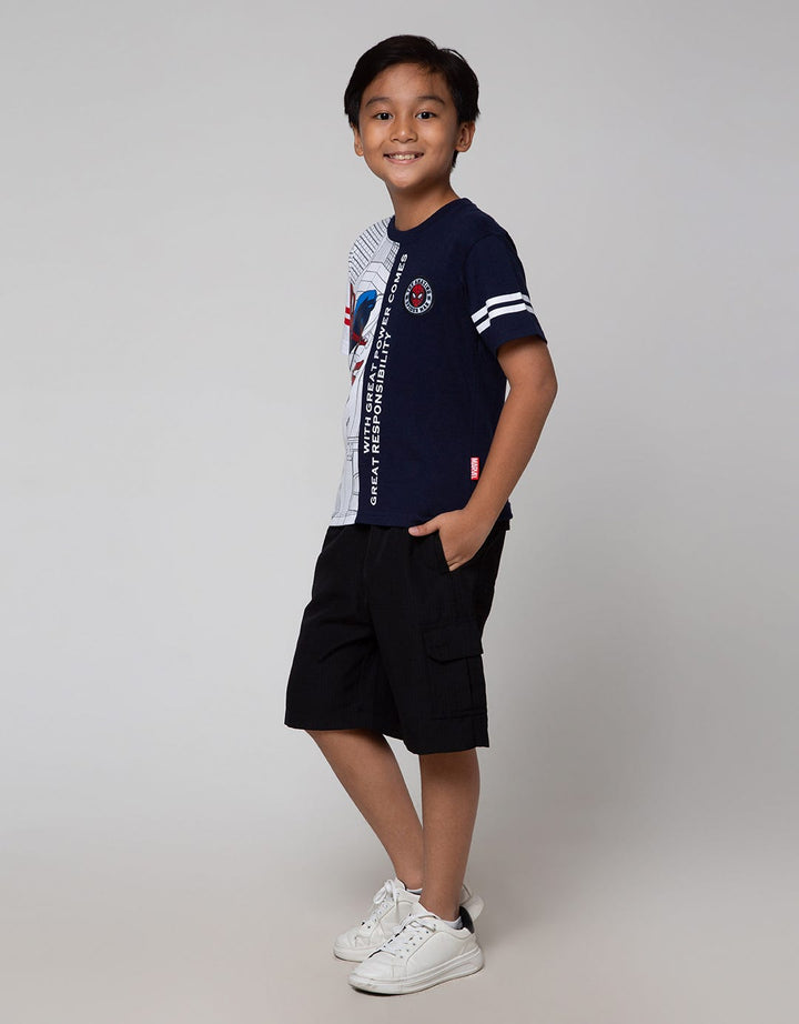 Marvel Crawling Spiderman Kaos Anak Laki-Laki