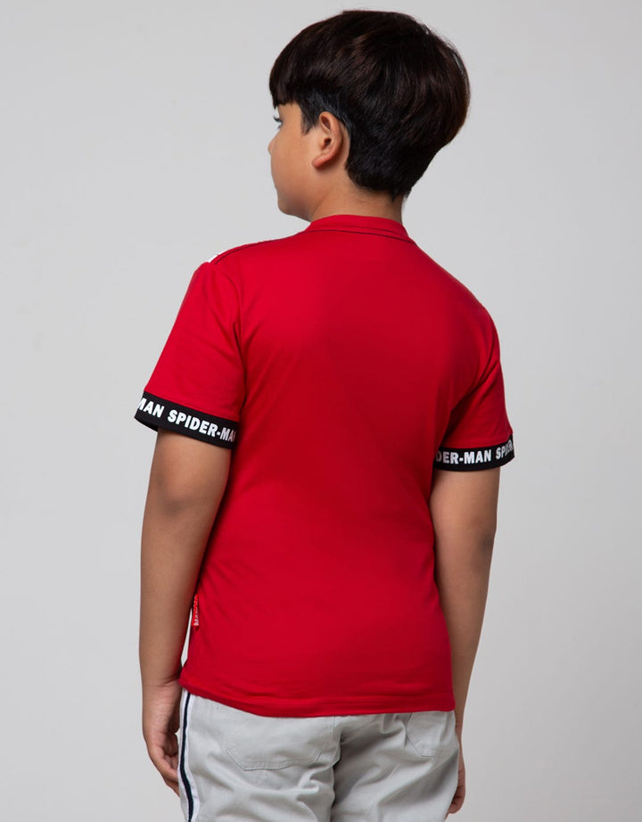 Marvel Spiderface Kaos Anak Laki-Laki