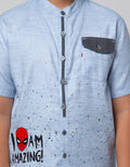 Marvel Shirt Short Sleeve Print Spiderman I Am Amazing Splash