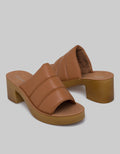 St. Yves Quilted Wedges Clogs Sandal Wanita