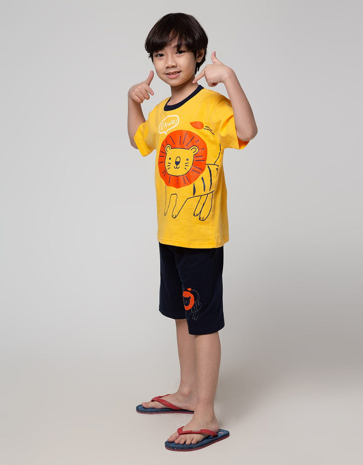 Little M Lion Set Pakaian Anak Laki-laki