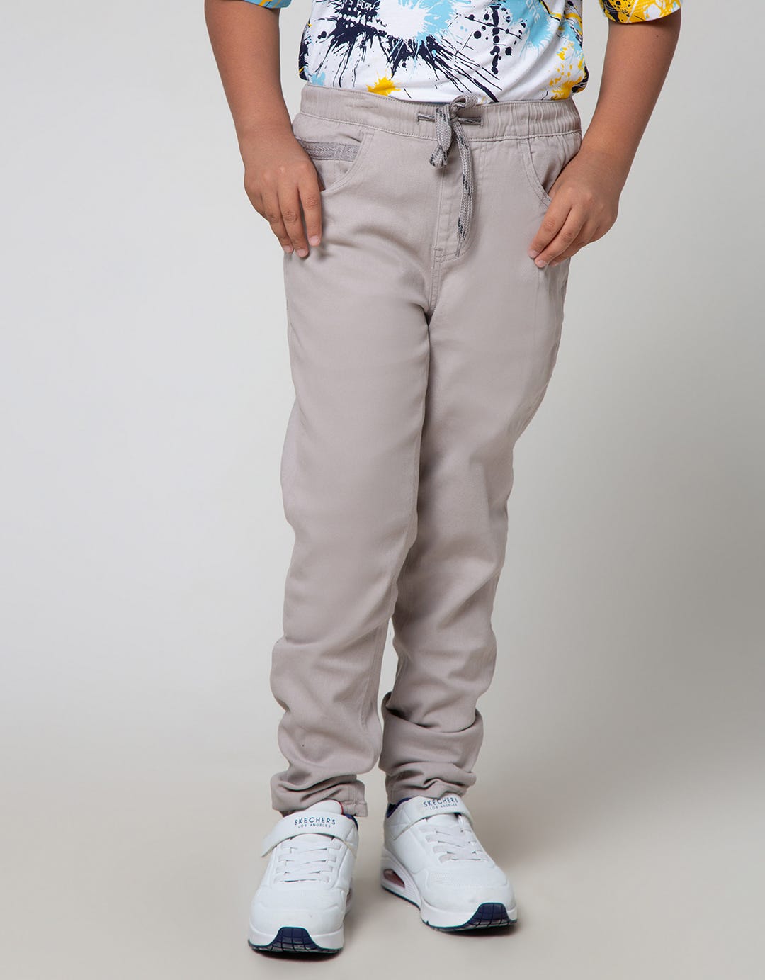 Nevada Long Pants Woven Elastic Waist