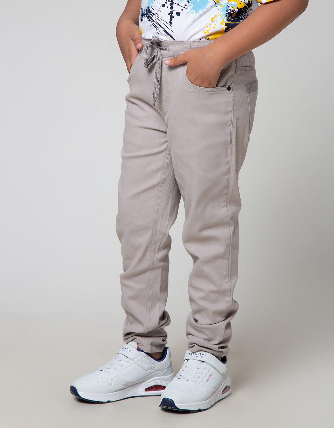 Nevada Long Pants Woven Elastic Waist