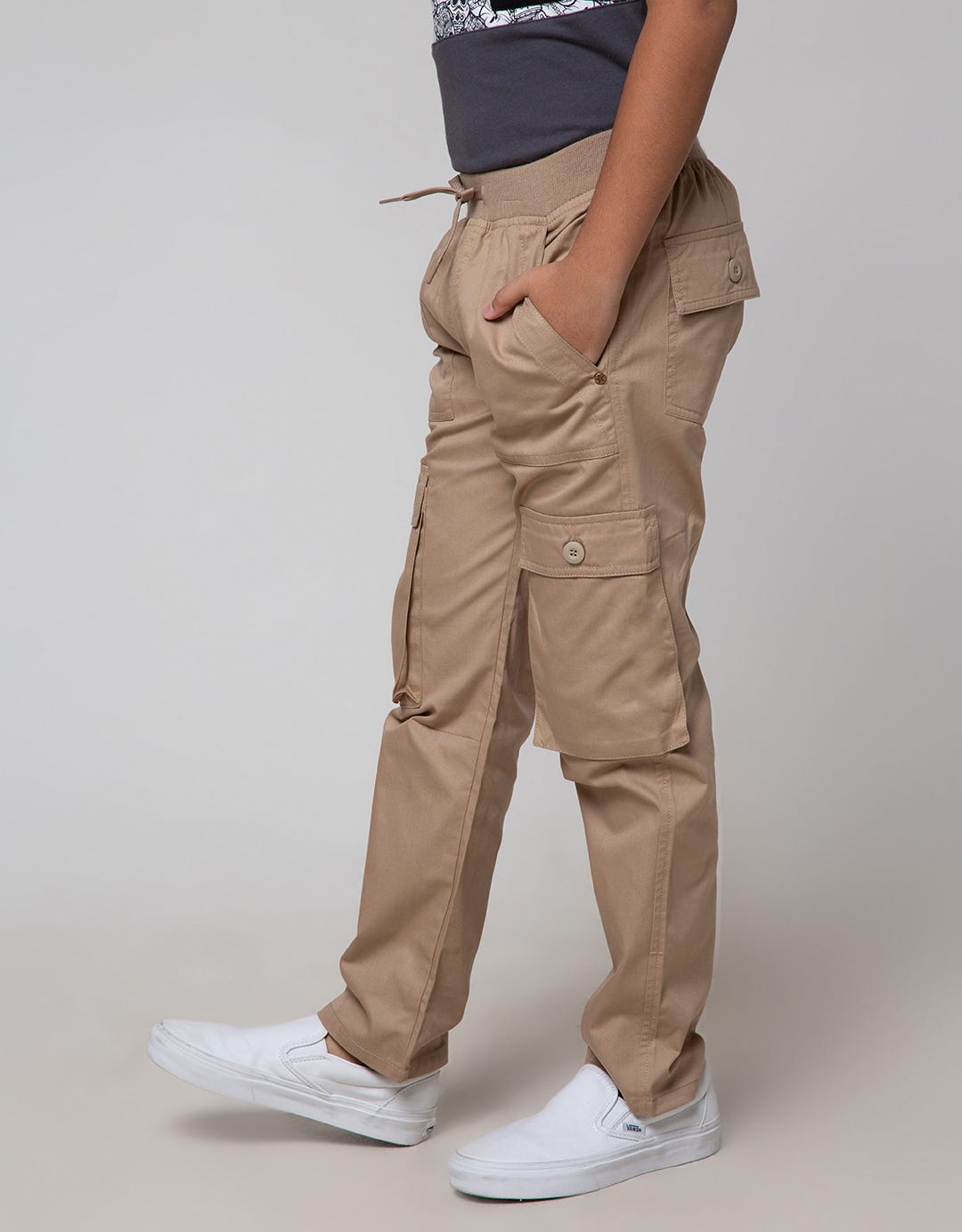 Nevada Long Pants Fine Twill 30 Rib Non Stretch Cargo Loose Fit