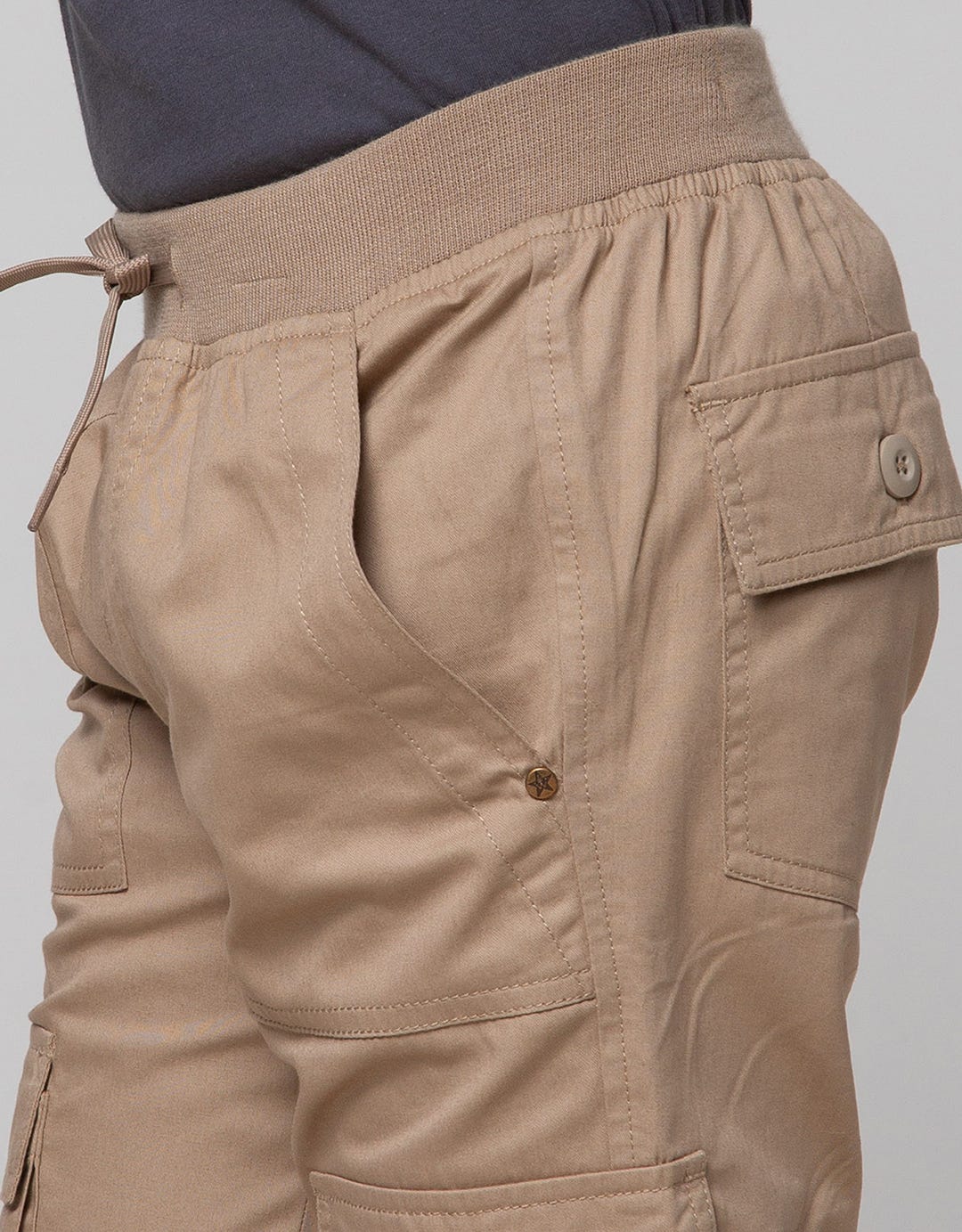 Nevada Long Pants Fine Twill 30 Rib Non Stretch Cargo Loose Fit