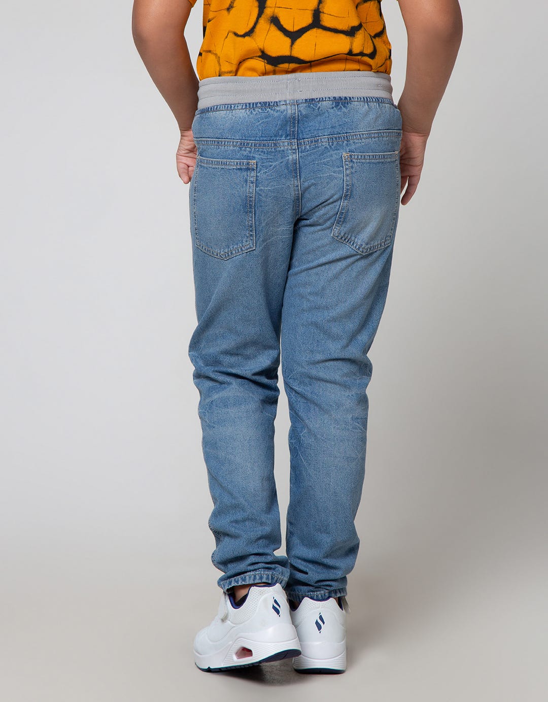 Nevada Denim Pants Rib Bleach Scrap