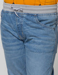 Nevada Denim Pants Rib Bleach Scrap