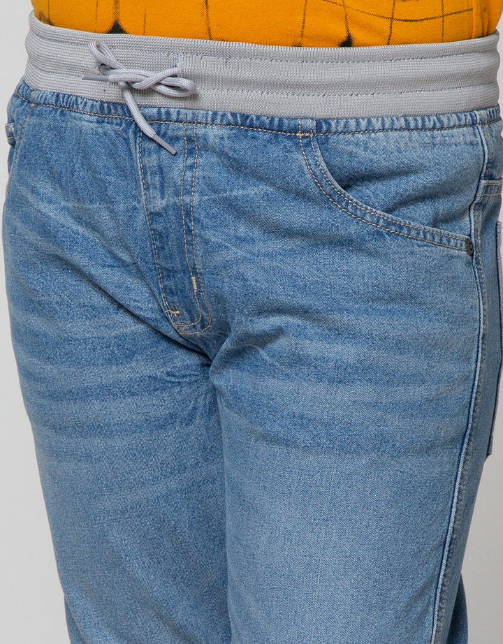 Nevada Denim Pants Rib Bleach Scrap