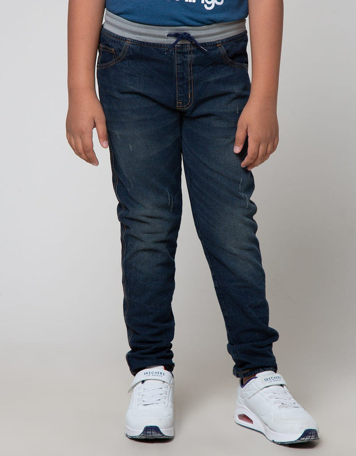 Nevada Pants Denim Rib Washing