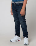 Nevada Pants Denim Rib Washing