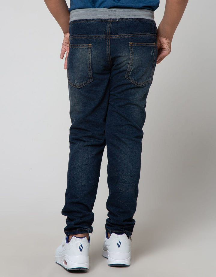 Nevada Pants Denim Rib Washing