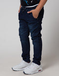 Nevada Denim Pants Stretch Cns Rib Whisker Washing