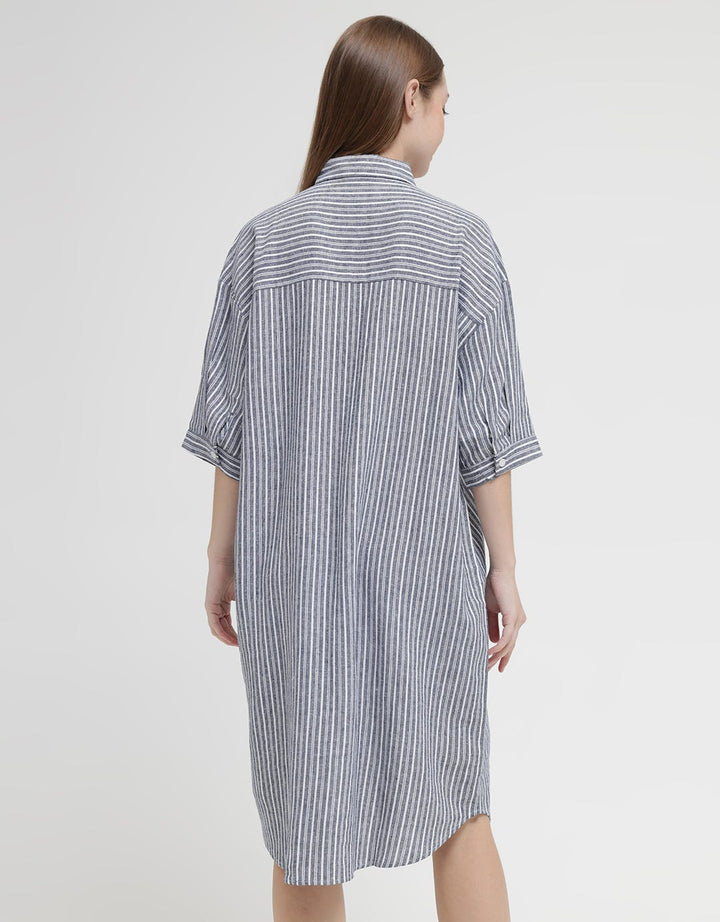 Eprise Dress Linen Motif