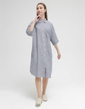 Eprise Dress Linen Motif