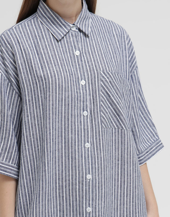 Eprise Dress Linen Motif