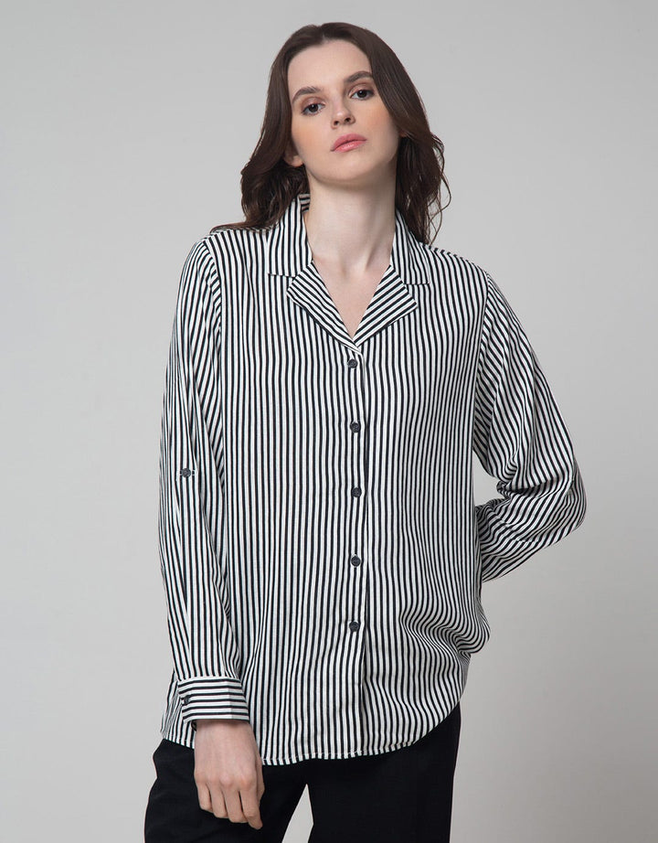 Eprise Stripes Print Shirt