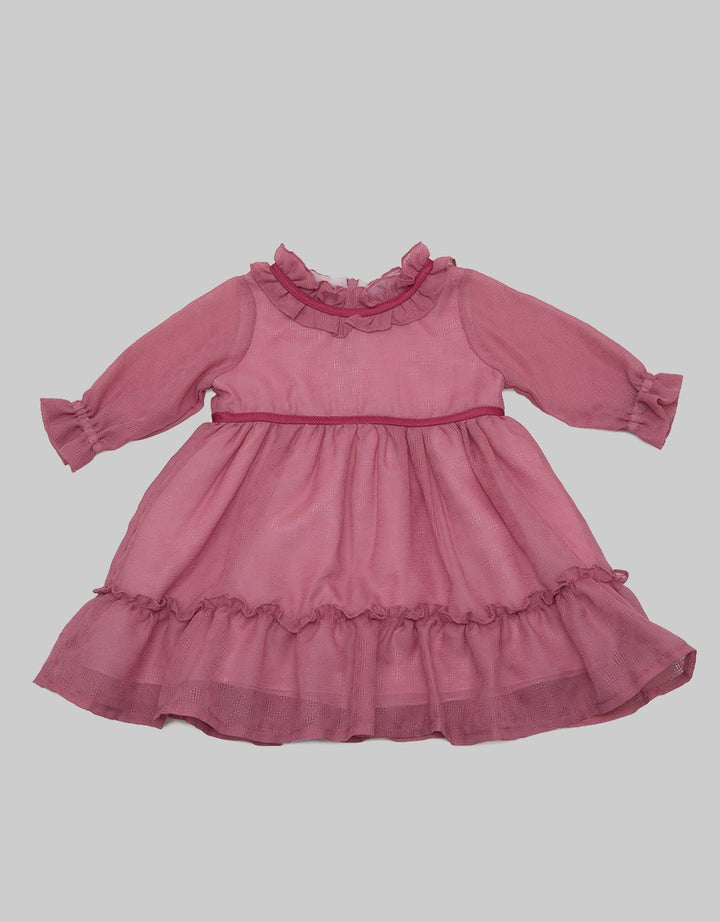 Pipiniko Dress Tier Ruffle Leher
