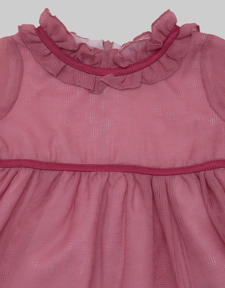 Pipiniko Dress Tier Ruffle Leher