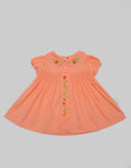 Pipiniko Dress Smock Chest Colar Embro