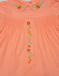 Pipiniko Dress Smock Chest Colar Embro