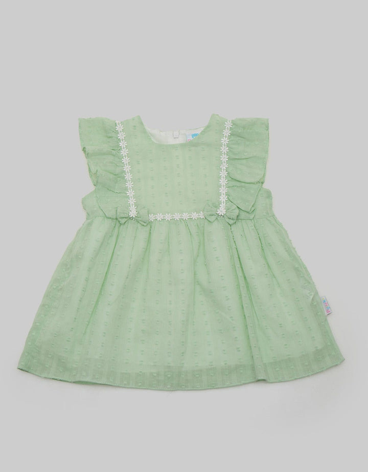 Pipiniko Dress Short Sleeve Lace Textured