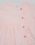 Pipiniko Dress Lengan 3/4 Ruffle Side