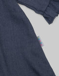Pipiniko Dress Ruffle Colar Knit Denim
