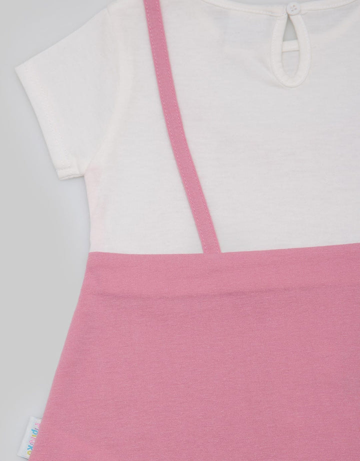 Pipiniko Overall Bunny Dress for Girls