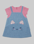 Pipiniko Overall Chambray Dress for Girls